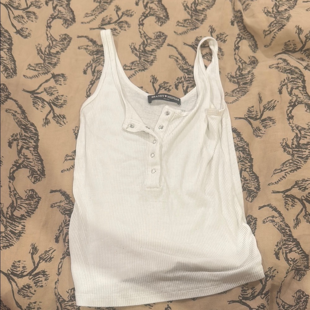 White Brandy Melville tank top
